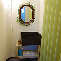 治療着に着替えるお部屋